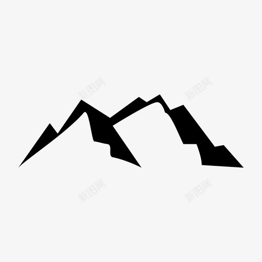山图像山脉图标svg_新图网 https://ixintu.com 图像 图片 山 山脉 户外 范围