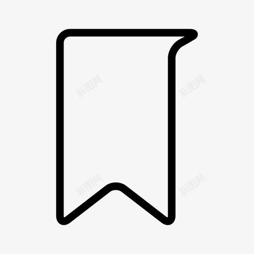 书签收藏夹喜欢图标svg_新图网 https://ixintu.com 书签 功能区 喜欢 开发者 收藏夹 流行