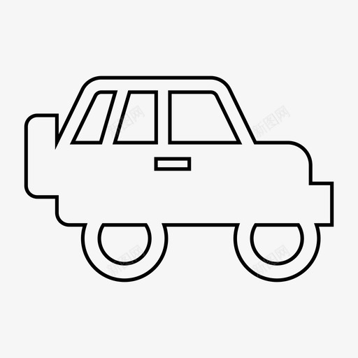 吉普车4x4汽车图标svg_新图网 https://ixintu.com 4x4 吉普车 汽车 越野 车辆