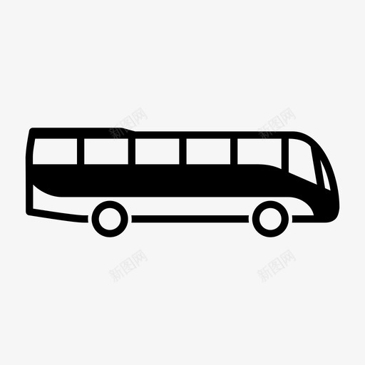 校车旅游车图标svg_新图网 https://ixintu.com 旅游车 校车