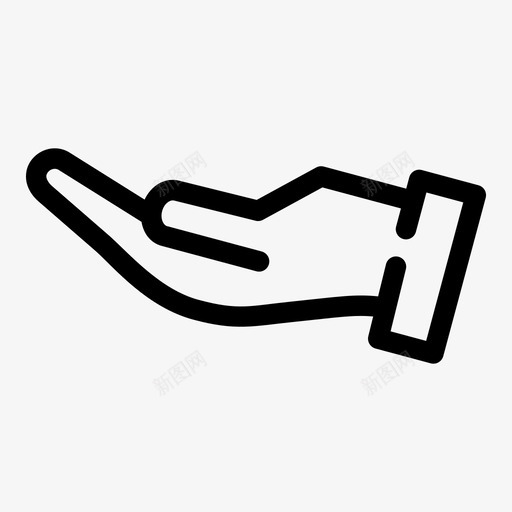 手问乞求图标svg_新图网 https://ixintu.com 乞求 关心 手 洗手 问