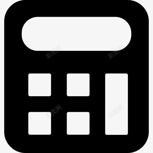 计算器技术学校用具图标svg_新图网 https://ixintu.com 学校用具 技术 计算器