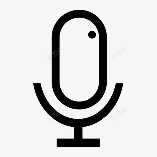 录音未选中svg_新图网 https://ixintu.com 录音未选中