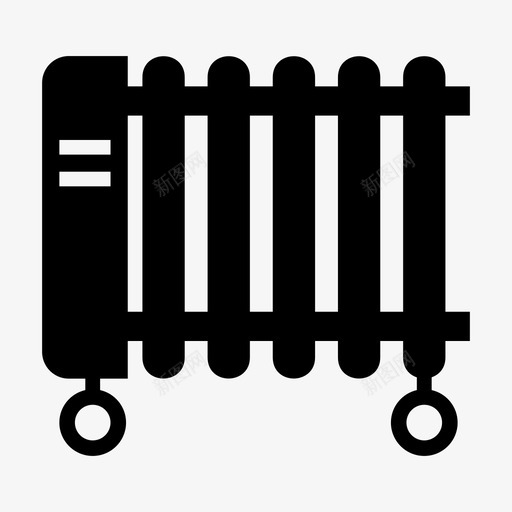 加热器油加热器装置图标svg_新图网 https://ixintu.com 加热器 油加热器 装置