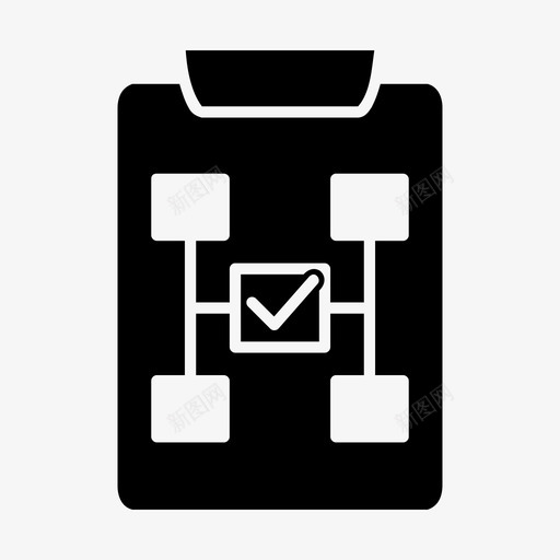 待办事项列表清单剪贴板图标svg_新图网 https://ixintu.com 剪贴板 待办事项列表 提醒 文件 清单
