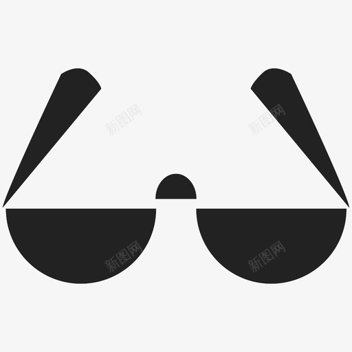 眼镜眼科光学图标svg_新图网 https://ixintu.com 光学 眼科 眼镜 阅读眼镜