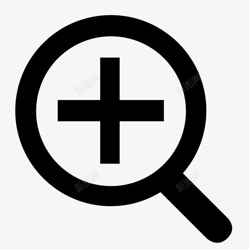调焦-放大svg_新图网 https://ixintu.com 调焦-放大
