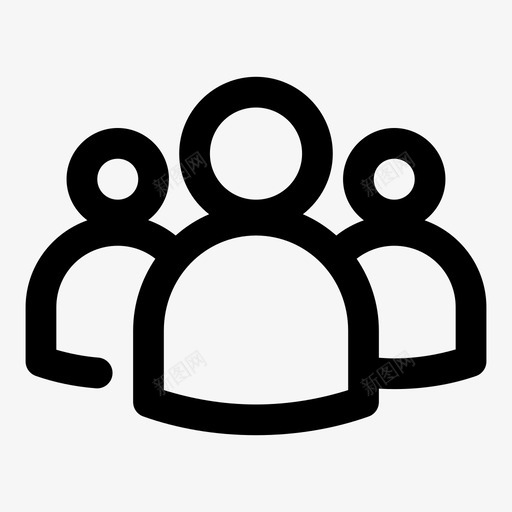 团队合作伙伴人员图标svg_新图网 https://ixintu.com 人员 合作伙伴 商学院最大胆 团队 用户
