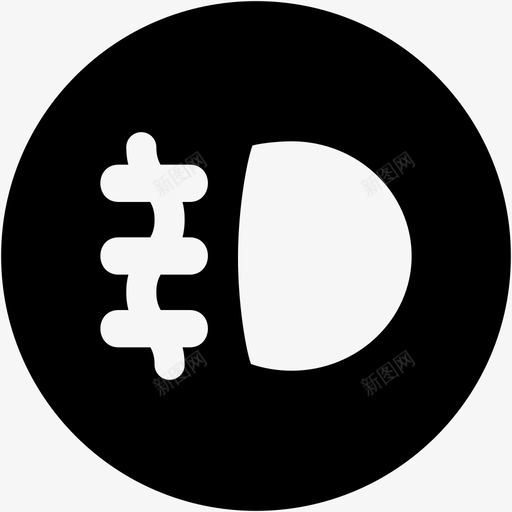 雾灯-圆svg_新图网 https://ixintu.com 雾灯-圆