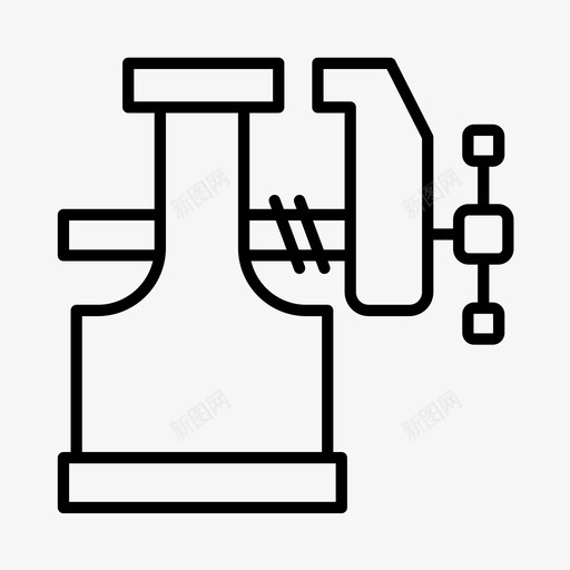 钳工建筑工人五金工具图标svg_新图网 https://ixintu.com 五金工具 工地 建筑 建筑工人 车间 钳工