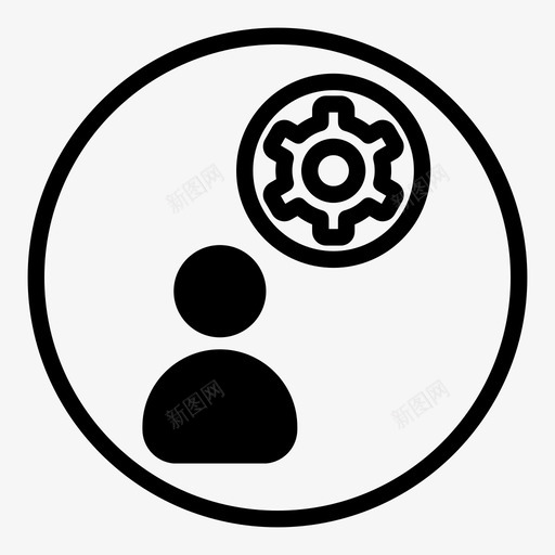 支持帐户配置图标svg_新图网 https://ixintu.com 帐户 帮助台 支持 配置 首选项
