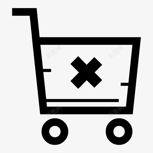 关闭购物车网上商店图标svg_新图网 https://ixintu.com 关闭 网上商店 购物车