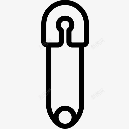 安全别针婴儿儿童图标svg_新图网 https://ixintu.com 儿童 婴儿 婴儿线 安全别针 新生儿
