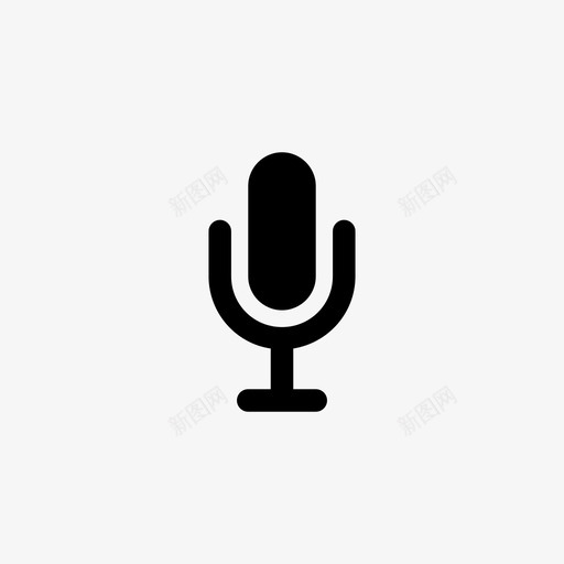 麦克风office应用程序字形图标svg_新图网 https://ixintu.com office应用程序字形 麦克风