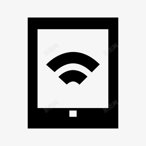 wifi平板电脑wifi平板电脑连接图标svg_新图网 https://ixintu.com pc wifi平板电脑 互联网 小工具 手机和平板电脑 连接