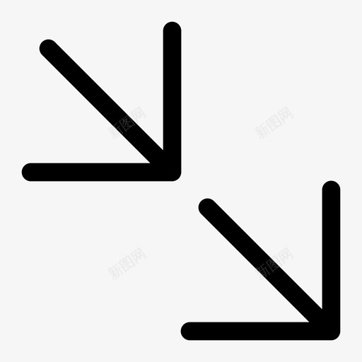 右下箭头右下角方向图标svg_新图网 https://ixintu.com 右下箭头 右下角 导航箭头 快速 方向 转弯