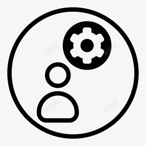 支持配置帮助台图标svg_新图网 https://ixintu.com 帮助台 支持 服务 配置 首选项