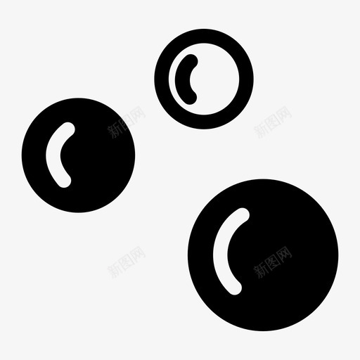 气泡圆圈肥皂图标svg_新图网 https://ixintu.com 圆圈 气泡 球体 肥皂