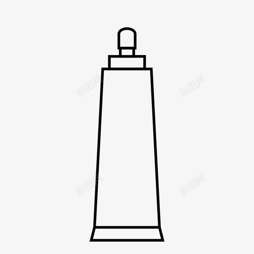 牙膏刷牙健康图标svg_新图网 https://ixintu.com 健康 刷牙 房子 牙膏 管子