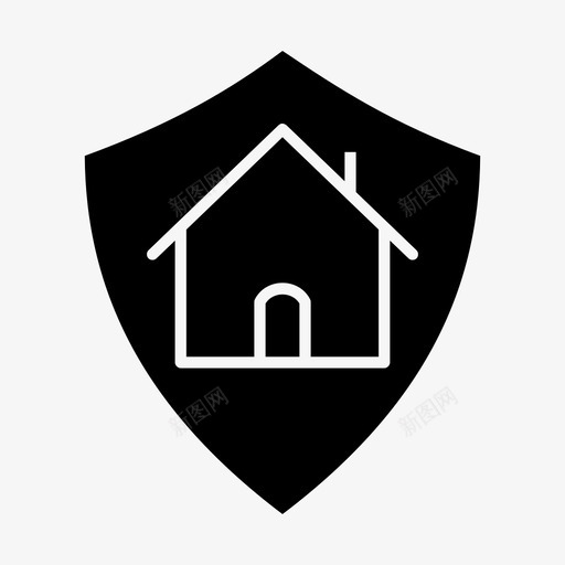 家庭安全掩护保护图标svg_新图网 https://ixintu.com 保存 保护 家庭安全 掩护