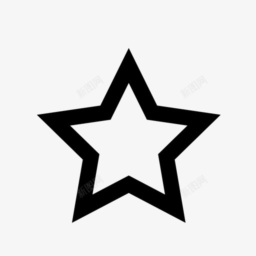 星星1-统一大小svg_新图网 https://ixintu.com 星星1-统一大小