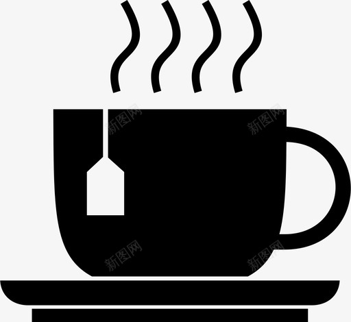 杯子一杯茶餐厅图标svg_新图网 https://ixintu.com 一杯茶 杯子 茶馆 餐厅