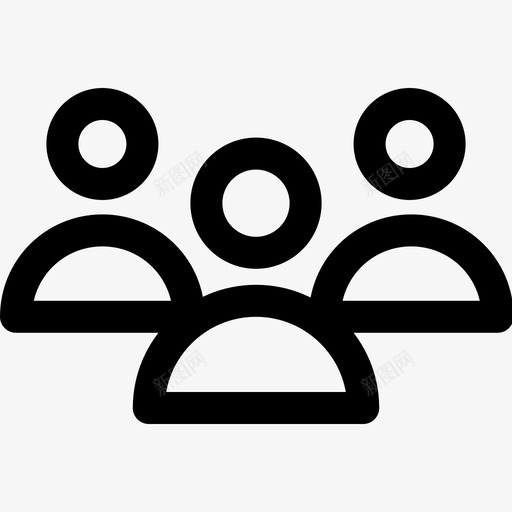 团队小组领导层图标svg_新图网 https://ixintu.com 员工 团队 小组 管理层 项目管理32号线 领导层
