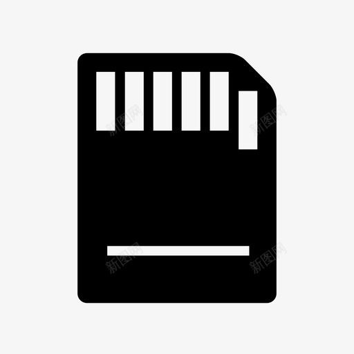 sd卡数据磁盘图标svg_新图网 https://ixintu.com sd卡 内存 小工具 数据 磁盘