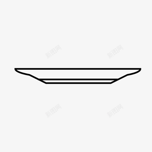 盘子好吃吃图标svg_新图网 https://ixintu.com 吃 好吃 盘子