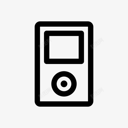 mp3播放器音频设备图标svg_新图网 https://ixintu.com mp3播放器 声音 媒体杂项 设备 音乐 音频