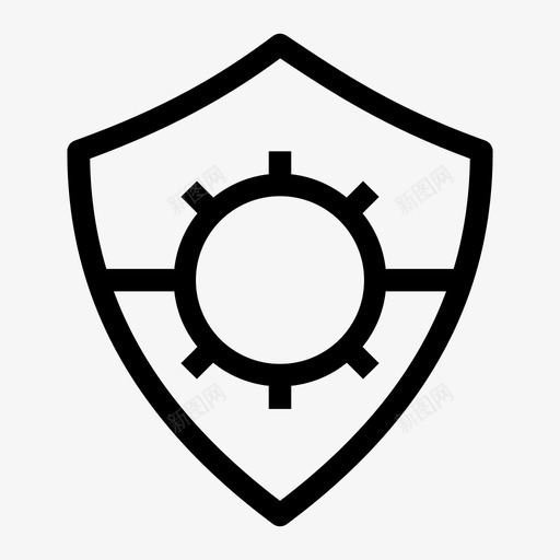 安全设置装备管理图标svg_新图网 https://ixintu.com 安全设置 工具 管理 装备 选项 首选项