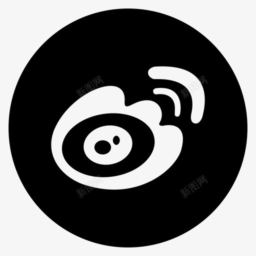 微博focusedsvg_新图网 https://ixintu.com 微博focused