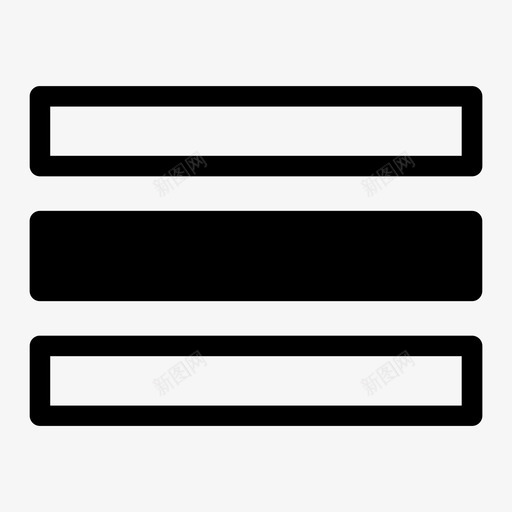 完全对齐布局行图标svg_新图网 https://ixintu.com 完全对齐 布局 文本 行