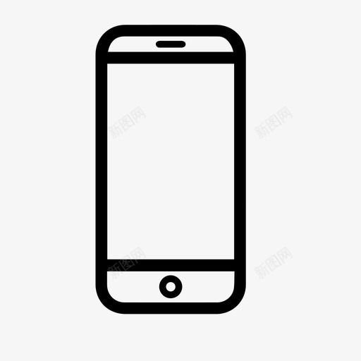 手机-01svg_新图网 https://ixintu.com 手机-01