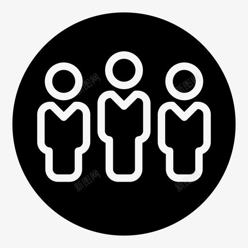 人群商业群体社区图标svg_新图网 https://ixintu.com 人群 商业群体 社区 领导者