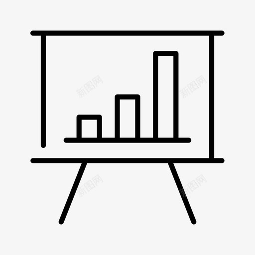 报表条形图显示索引图标svg_新图网 https://ixintu.com 业务元素差距 幻灯片放映 报表 条形图显示 演示 索引