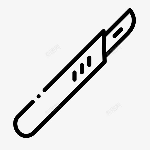 手术刀医疗医院图标svg_新图网 https://ixintu.com 刀 医疗 医院 手术刀