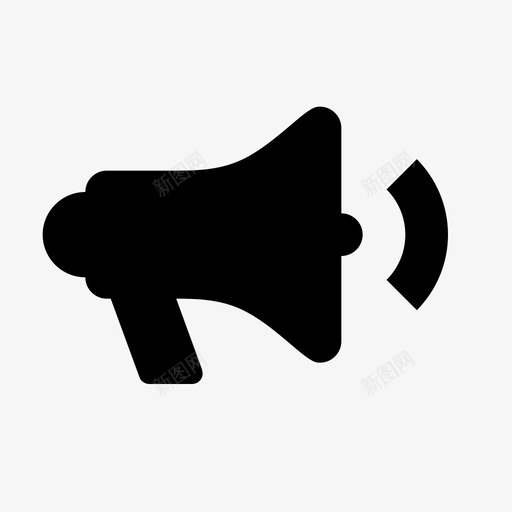 bullhornsvg_新图网 https://ixintu.com bullhorn