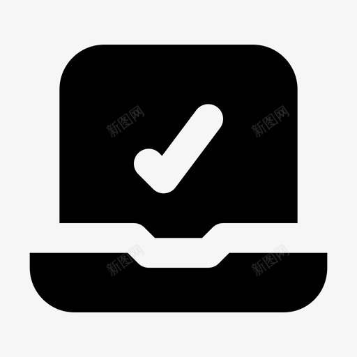 检查笔记本硬件材料图标服务质量svg_新图网 https://ixintu.com 材料图标服务质量 检查笔记本 硬件