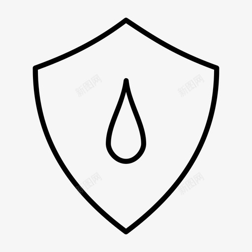 防水防护材料图标svg_新图网 https://ixintu.com 材料 质量 防护 防水