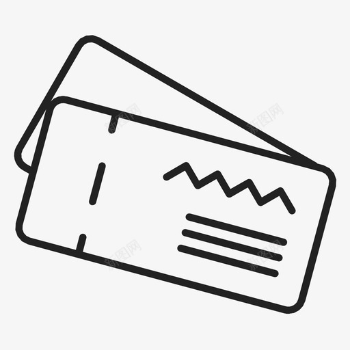 机票毛坯图标svg_新图网 https://ixintu.com 机票 毛坯
