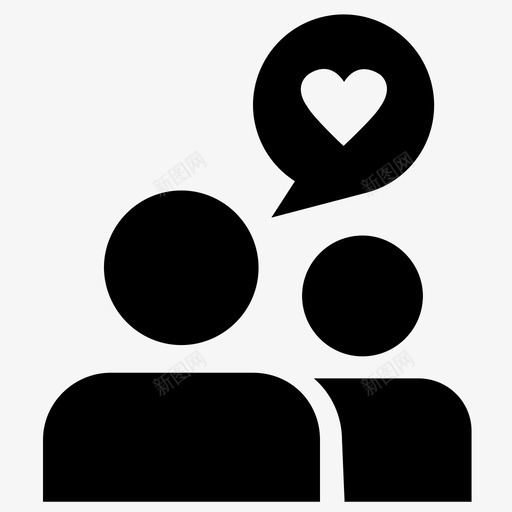 约会爱情聊天网上约会图标svg_新图网 https://ixintu.com 对话 浪漫 爱情聊天 社交媒体爱情 约会 网上约会