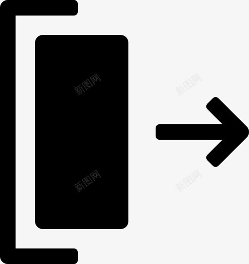 取出活动分离图标svg_新图网 https://ixintu.com 分离 取出 活动 移动 移除 箭头和填充的框