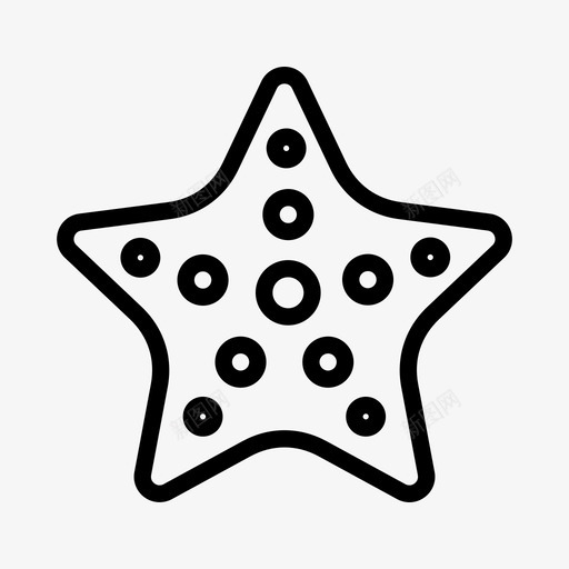 海星海滩海洋图标svg_新图网 https://ixintu.com 夏天 旅游 海星 海洋 海滩