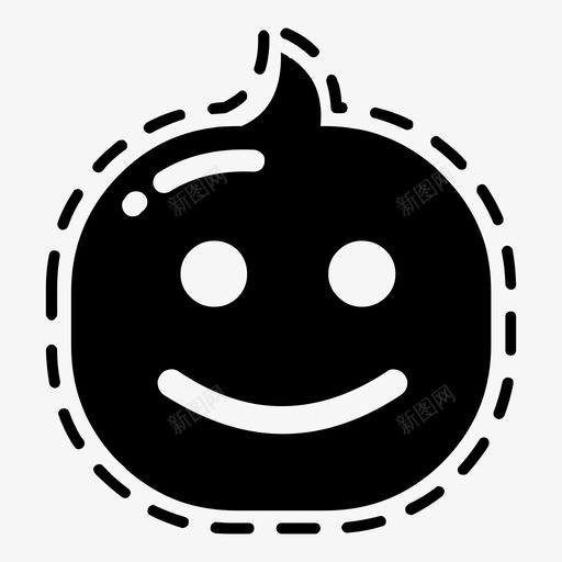 笑脸表情开心图标svg_新图网 https://ixintu.com 开心 笑脸 表情