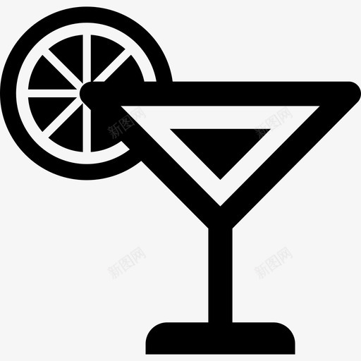 柠檬片鸡尾酒食物四季图标svg_新图网 https://ixintu.com 四季 柠檬片鸡尾酒 食物