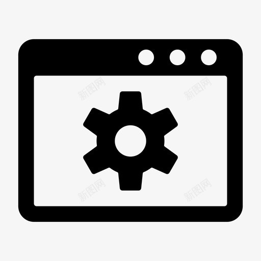 web设置配置web选项图标svg_新图网 https://ixintu.com seo开发glyphv01 web web设置 web选项 web首选项 配置