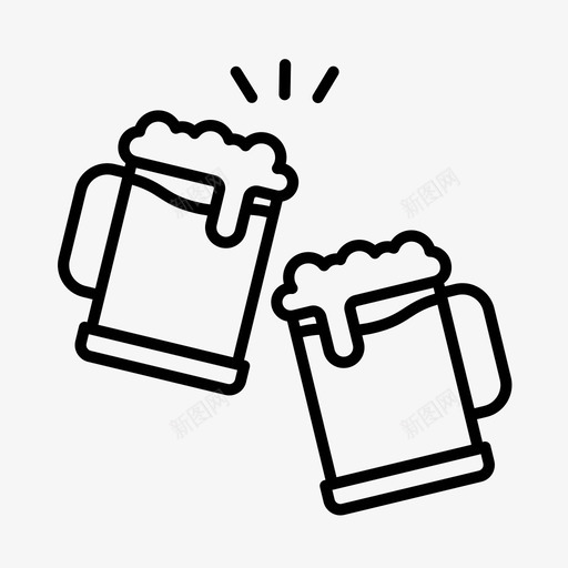 啤酒啤酒厅啤酒斯坦图标svg_新图网 https://ixintu.com 啤酒 啤酒厅 啤酒斯坦 啤酒节 德国 慕尼黑