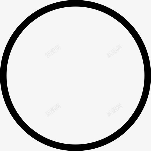单选_未选中svg_新图网 https://ixintu.com 单选_未选中