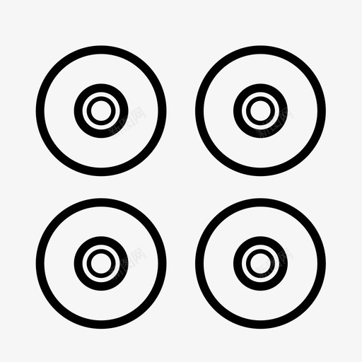 轮子滑板图标svg_新图网 https://ixintu.com 滑板 轮子